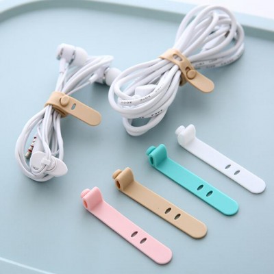 Multi-purpose Cable Tie Reusable Adjustable Silicone Cable Tie